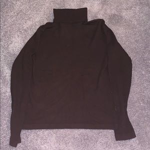Brown turtleneck